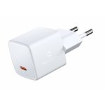 SWISSTEN Mini adaptér GaN 33W USB-C, biela