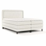 Krémovobiela boxspring posteľ 180x200 cm Dove – Maison de Rêve