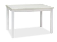 Signal ADAM jedálenský stôl 100x60 cm, biela matná