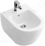 VILLEROY & BOCH - Subway 2.0 Závesný bidet s prepadom, 355x480 mm, s CeramicPlus, alpská biela 540600R1