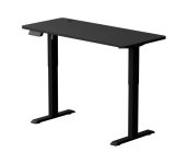  Výškovo nastaviteľný písací stôl LEVANO 140x60 cm čierna 